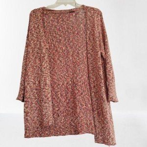 J.Jill Marled Knit Open Cardigan